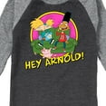thumbnail image 3 of Hey Arnold! - Arnold and Friends - Toddler And Youth Raglan Graphic T-Shirt, 3 of 4