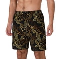 thumbnail image 1 of Balery Sea Turtle With Ocean Bañador para hombre, shorts de playa de secado rápido con entrepierna y forro de compresión-Medium, 1 of 6