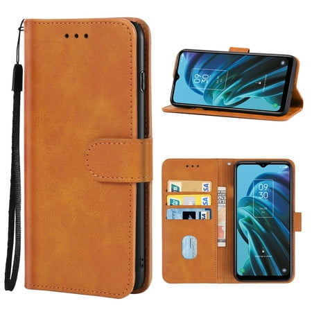 Leather Phone Case For TCL 30 XE 5G