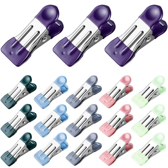 Pinzas Para Ropa Paquete De 30 Clips Para Chips Pinzas Para Ropa De 2,17 Pulgadas Clips Para Bolsas Mini Pinzas Para Ropa Para Clips Para Chips De Fotos Clips Para Bolsas Clips Para Alimentos