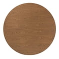 thumbnail image 4 of Baxton Studio Denmark Mid-Century Modern French Oak Brown Finished Rubberwood Dining Table, 4 of 8