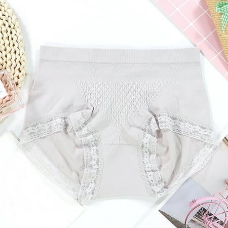 

thermal underwear for men long johns lingerie for women Women s Seamless Panties Breathable Buttocks Mid-waist Sexy Lace Trim Panties