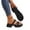 Black, variant on Lovskoo 2024 Women's Slippers Summer Open Toe Thick Sole Outside British Comfortable Sandals White