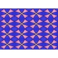 thumbnail image 1 of Ahgly Company Machine Washable Indoor Rectangle Transitional Medium Orchid Purple Area Rugs, 7' x 9', 1 of 7