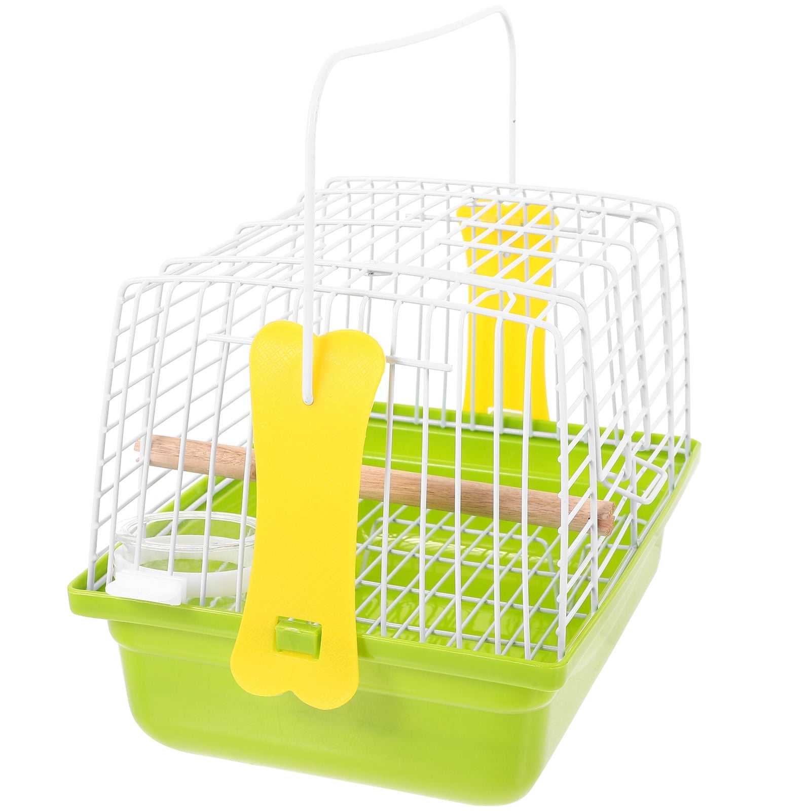 HONMEET Metal Parrot Cage Set with Portable Ventilation, Outdoor Bird Cage for Camping and Travel