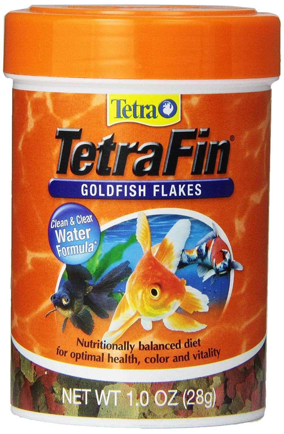 Tetra 77126 TetraFin Goldfish Flakes, 1Ounce, 185 ml