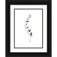 thumbnail image 1 of Artographie Studio 24x32 Black Ornate Wood Framed with Double Matting Museum Art Print Titled - Black Leaf, 1 of 4