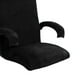 thumbnail image 4 of Funda para silla giratoria de ordenador, funda protectora para muebles con cremallera a máquina negro, 4 of 5