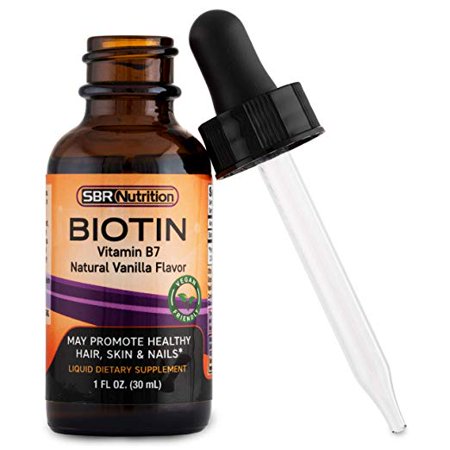 MAX ABSORPTION Biotin Liquid Drops, 5000mcg of Biotin Per Serving, 60 servings, No Artificial Preservatives, Vegan Friendly, Support Healthy Hair, Strengthen Nails and Improve Skin Health, Made in (Best Supplement For Nail Growth)