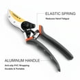 thumbnail image 7 of Ventool 8" Sharp Bypass Pruning Shears with Ergonomic Concave Handles, Holiday Gift, 7 of 7