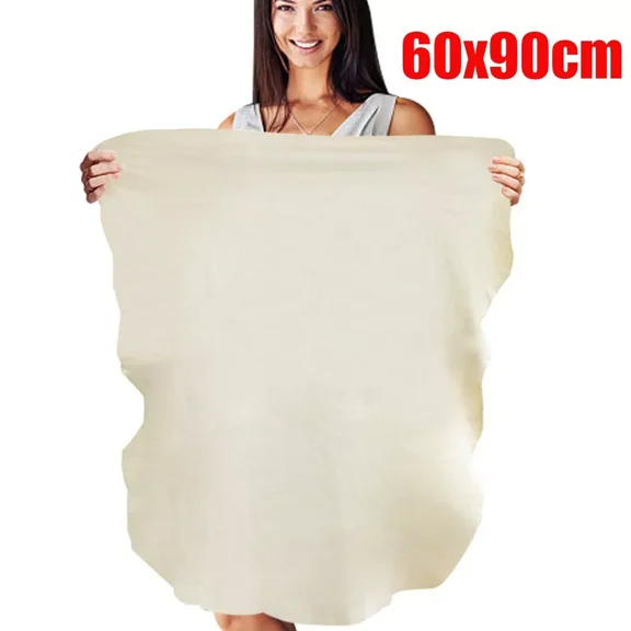 ?Pu Natural Chamois Leather Car Drying-Towel Absorbent Shammy Cleaning Cloth