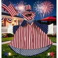 thumbnail image 4 of VAJUSO 4th of July Porch Goose Outfits for 23'' Lawn Statue, Red White Blue Patriotic Goose Clothes for Independence Day Garden Decor, 1pcs, 4 of 7