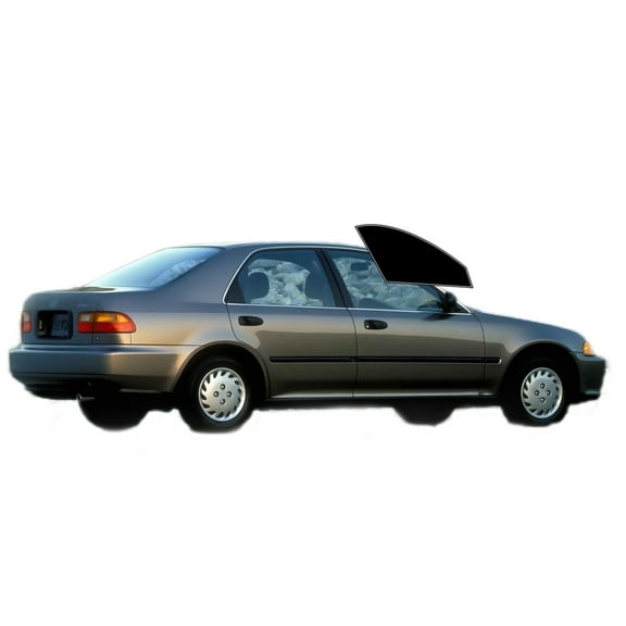 Haiy Co - PreCut 2Ply 05% Window Tint Film Kit For 1992-1995 Honda Civic Sedan -Front Windows
