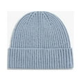 thumbnail image 2 of Yigetop Hats for Women Fashionable Hot Soft Yarn Custom Plain Cuff Knit Winter Hat Knit Hats for Women Sky Blue One Size, 2 of 5