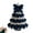 Dark Blue, variant on YILANP Crochet Christmas Tree, Handmade Crochet Christmas Tree with Ornaments Snow Crochet Xmas Tree for Christmas Home Office Desk Shelf Table Decor Holiday Birthday Gifts (Christmas Green)