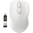 thumbnail image 1 of WisFox 2.4G Wireless  for Laptop, Ergonomic Computer  with USB Receiver and 3 Adjustable Levels, 6 Button Wireless Mice for Windows  PC Notebook (Grey), 1 of 8