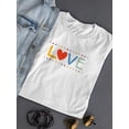 thumbnail image 3 of Simple Message Collection D T-Shirt Women -Victoria Barnes Designs, Female Medium, 3 of 4