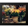 thumbnail image 2 of Cieslikowski, Zeny 14x12 Black Modern Framed Museum Art Print Titled - Tulips Paris, 2 of 5