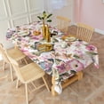 thumbnail image 6 of Pioneer Flower Floral Print Pattern Rectangle Tablecloth 60"x102",Waterproof Polyester Rectangle Table Cloth, Wipeable Spillproof Polyester Tablecloth for Dining, Camping, Indoor and Outdoor, 6 of 6
