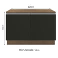 thumbnail image 3 of Gabinete Bajo Bufetera Madesa Glamy 120cm Con Encimera MN, 3 of 5