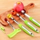 thumbnail image 5 of Descorazonador de Frutas 2 en 1 - Acero inoxidable, mango ergonómico, compacto - para pimientos/manzanas, quitar el corazón en la cocina, 5 of 8