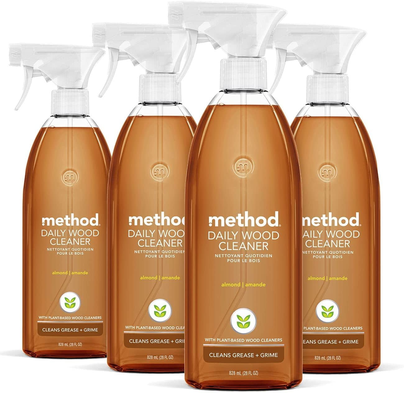Method Daily Wood Cleaner, PlantBased Formula That Cleans Shelves
