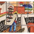 thumbnail image 2 of Bird Seller Clay Talavera Tile Mural, 2 of 2