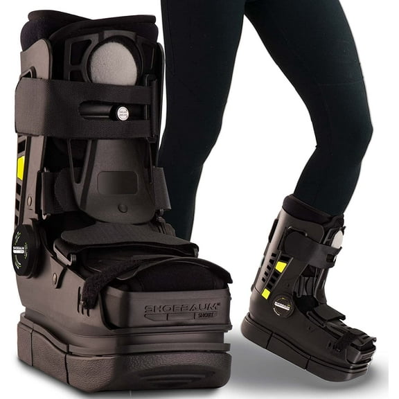 Shoebaum Short Walker with Lateral Shock Reduction Technology| Walker for Fracture Recovery, Protection and Healing After Foot or Ankle Injuries (One-Size 7 to 11)