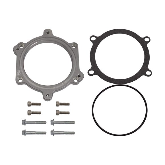 ICT Billet Throttle Body Rotation Angle Adapter Compatible with Chevrolet Gen 5 LT5 Turn Spin Clocking Rotate 551794