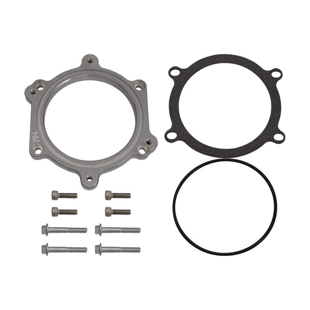 ICT Billet Throttle Body Rotation Angle Adapter Compatible with Chevrolet Gen 5 LT5 Turn Spin Clocking Rotate 551794