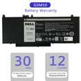 thumbnail image 6 of DELL G5M10 Laptop Battery for Dell Latitude 14 E5450 Latitude 15 E5550 Series Notebook 8V5GX R9XM9 WYJC2 1KY05 451-BBLN 7.4V 51Wh 4Cell, 6 of 8
