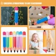 thumbnail image 2 of BRIGHTFUFU 7 Uds. Decoraciones de lápices inflables para el regreso a la escuela, lápices inflables de Pvc para decoración de fiesta en el aula, globo de lápiz ligero para niños, 2 of 8