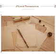 thumbnail image 4 of 12 Pcs Vintage Kraft Paper Writing European Style for Letter Stationery Number 13, 4 of 10