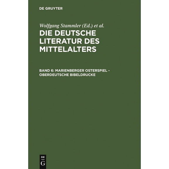 Marienberger Osterspiel - Oberdeutsche Bibeldrucke