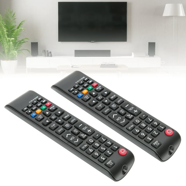 Control 2 Piezas Control Remoto De TV Multifuncional Para Reemplazo De Control Remoto De Televisión