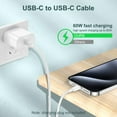 USB C to USB C Cable Charger for Apple Certified 60W 3Pack 10ft Long