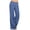 Light Blue, variant on Staron Winter Casual Pants for Women Elastic Waist Solid Loose Fit Trousers Comfy Relaxed Long Pants, Black 5XL