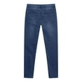 thumbnail image 4 of Men's Jeans Slim Fit Stretch Small Feet Denim Jeans Solid Color Trendy Casual Mens Pants, 4 of 6