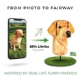 thumbnail image 5 of Golden Labrador golf club head cover,golf gifts for dog owners,dog golf club covers for drivers (460cc, 450cc, 350cc), 5 of 9