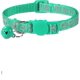 thumbnail image 1 of Collar reflectante para gatos con hebilla de seguridad y cascabel, ajustable, 19-32 cm, color negro, 1 of 5