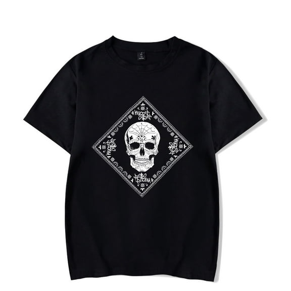 Peso Pluma Merch Skeleton Tee Rapper Merch Vintage T-Shirt Short Sleeve T Shirt Men Women Top Tshirt