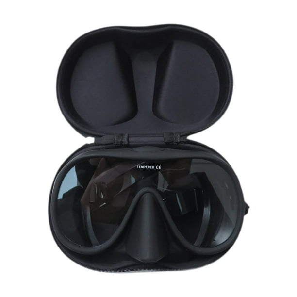 Adultos Forrajería Factura Anti antideslizan gafas de snorkel para la piscina Summer Water Sports Negro