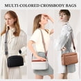 thumbnail image 2 of Crossbody Bags for Women - Leather Crossbody Purse with Wide Strap Quilted Small Crossbody Bags for Women, 2 of 7