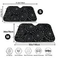 thumbnail image 3 of Balery Spider Web Black Windshield Sun Shade, Car Front Window Sunshade Cover ,Automotive Interior Portected Blocks Uv Rays For Car Pickup Truck Suv Accessories- Small, 3 of 7