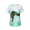 thumbnail image 5 of My Hero Academia Women's T Shirts Round Neck Short-Sleeve Soft T-Shirt Summer Casual Tee Tops 3D Printing Tee Shirt, 5 of 6