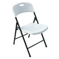 thumbnail image 5 of BTEXPERT Thick Folding Chair Party Chair Indoor Outdoor Wedding Event Picnic Kitchen Dining Church School White Foldable Chair Steel Frame Set of 2, 5 of 11