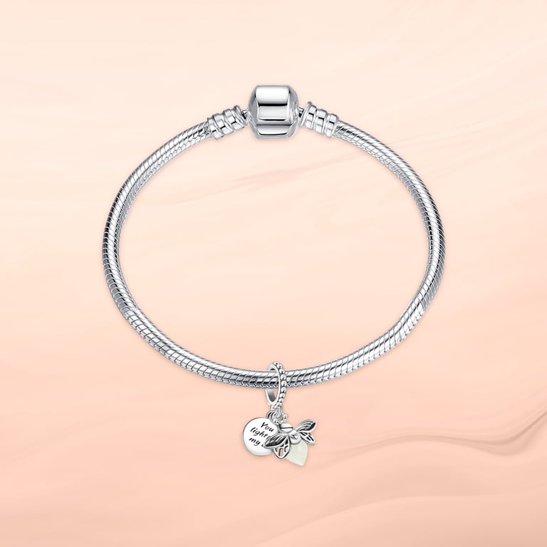 ROSIANNA 925 Sterling Silver Firefly Charm Pendant photo 5