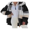 thumbnail image 4 of Sweat-shirts à Capuche en Peluche pour Femmes avec Poche, 4 of 6
