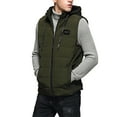 thumbnail image 2 of Men's Winter Warm Down Coats Vest Fashion Outdoor Hooded Zipper Coats Vest, 2 of 4