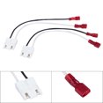 thumbnail image 1 of 4Pcs 2 Pin Plastic Car Radio Stereo Tail Speaker Wire Harness Replace Vehicle Connection Plug Cable Connector Fit for GM, 1 of 4